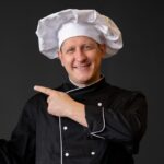 Chef pointing finger